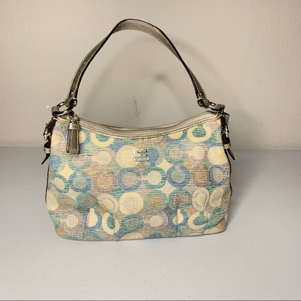 Y2K Coach Signature C’s Glittery Multi Color mini Shoulder Bag